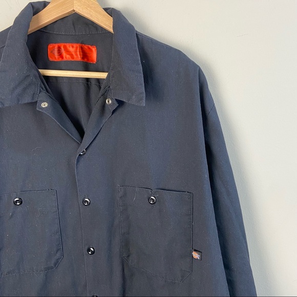 Dickies Black Button Down Shirt - Picture 3 of 5